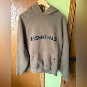 Fear of God Essentials Taupe Pullover Hoodie